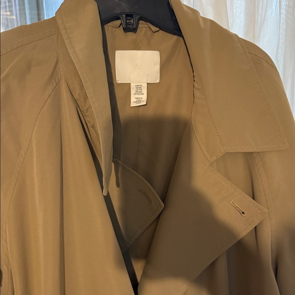 H&M Women's Classic Beige Trench Coat